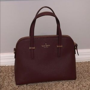 Burgundy Kate Spade Purse